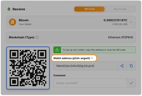 Add/edit wallet address .